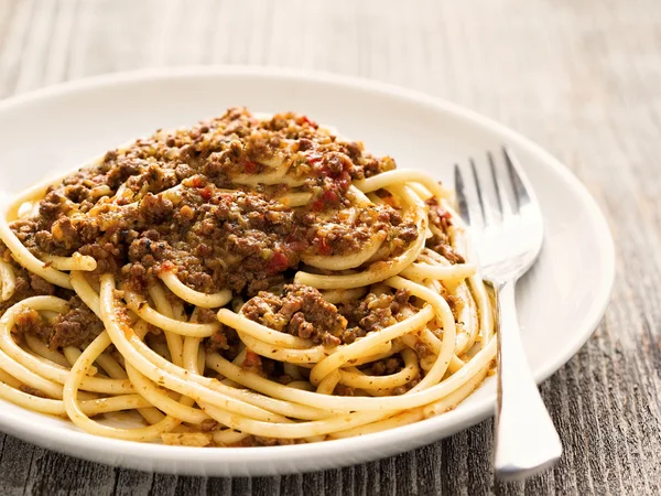 Stylové italské špagety bolognese — Stock fotografie