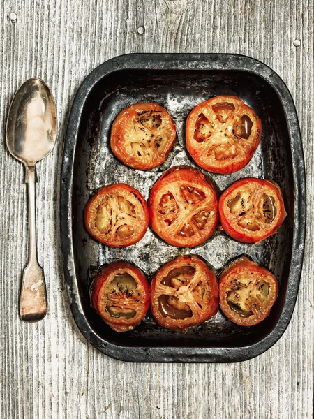 Rustik Közlenmiş domates — Stok fotoğraf