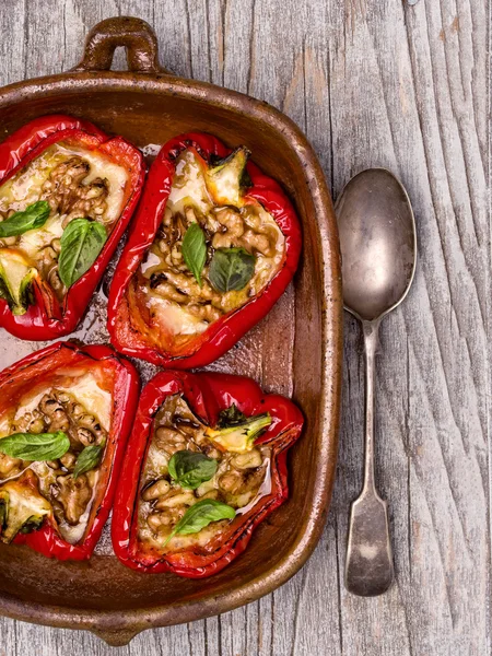 Rustikal geröstete Paprika — Stockfoto