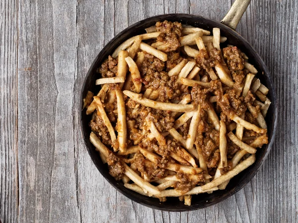 Frites de chili américain rustique — Photo