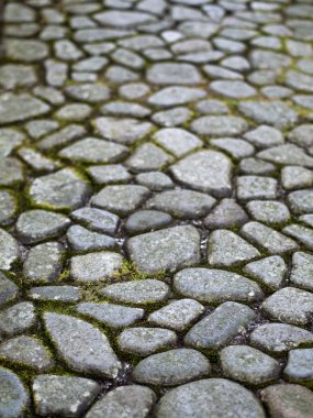 Arnavut kaldırımlı yol arka plan