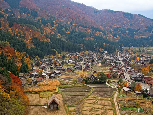 Granja en shirakawago — Foto de Stock