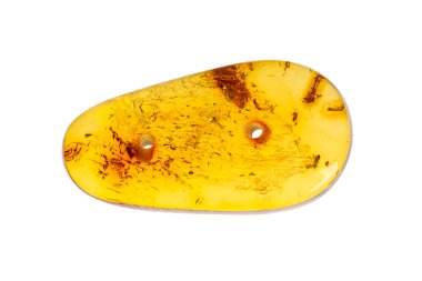 Sarı kehribar taşı.