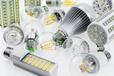 çok E27 Led ampuller ile farklı tip-in cips