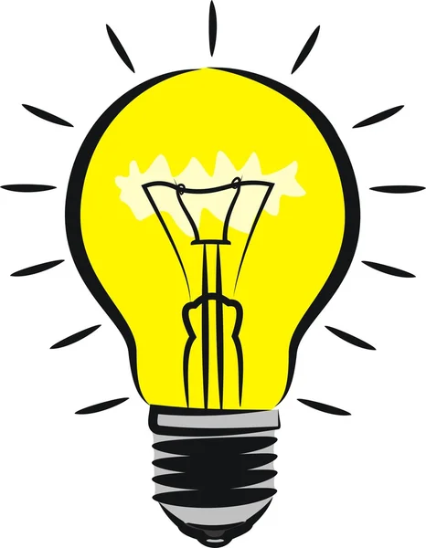 Belysning-lampa - idén — Stock vektor