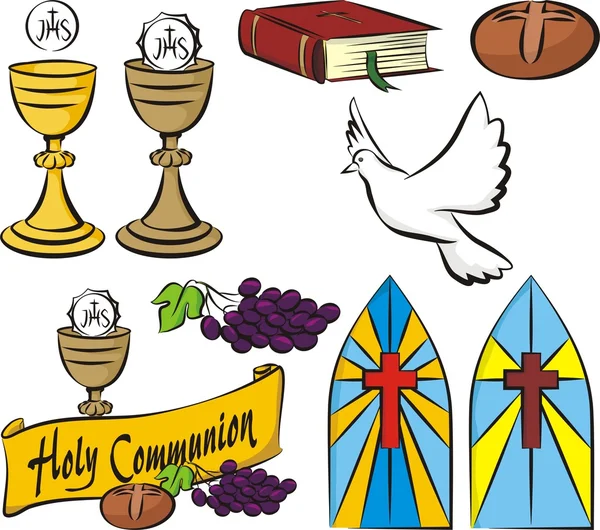 First holy communion — Stock Vector