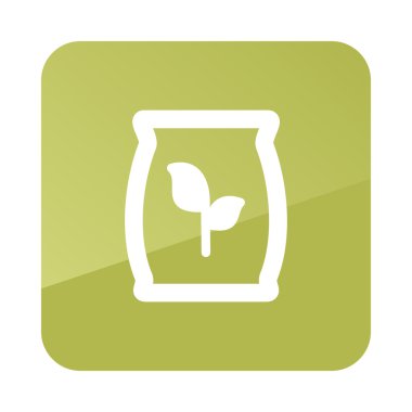 Gübre vektör simgesi. Bahçe