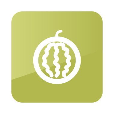 Karpuz vektör simgesi. Çiftlik