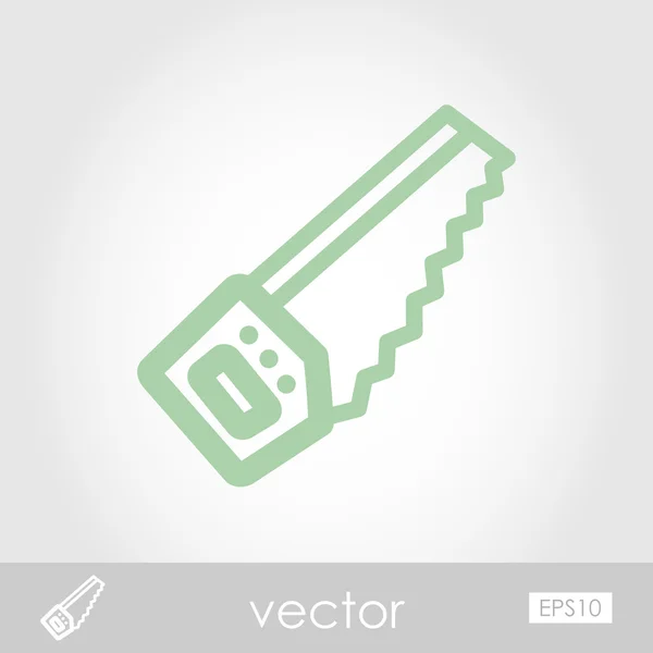 Handsägen-Vektor-Symbol — Stockvektor