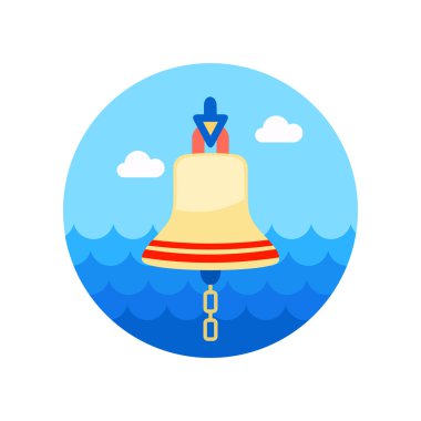 Bell deniz simgesi. Yaz