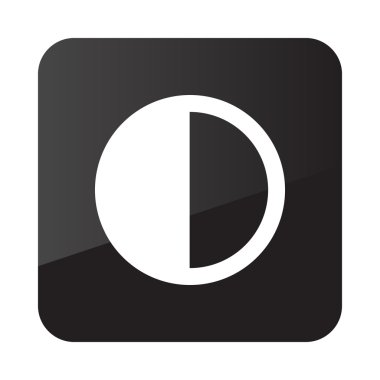 Half Moon anahat simgesi. Meteoroloji. Hava durumu