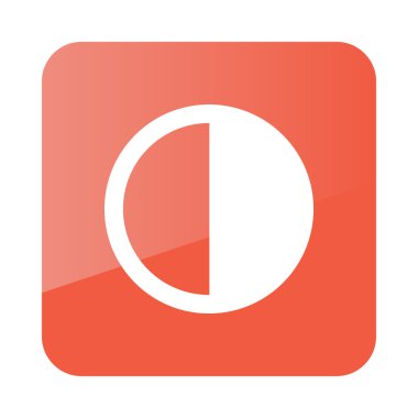 Half Moon anahat simgesi. Meteoroloji. Hava durumu