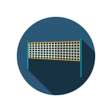 Voleybol net plaj spor düz idolü. Yaz