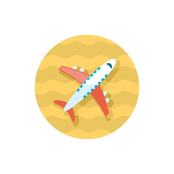 Aircraft icon. Travel. Summer. Vacation — Stock Vector