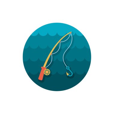 Olta simgesi. Yaz. Tatil