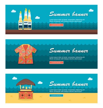 Seyahat ve tatil vektör afiş