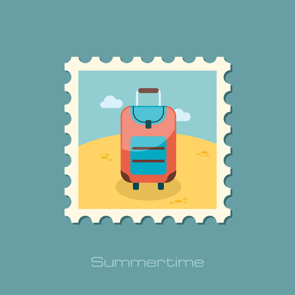 Baggage stamp. Travel. Summer. Vacation