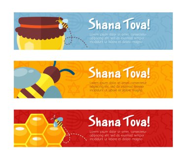 Afiş Yahudi yeni yılı tatil için. Rosh Hashanah
