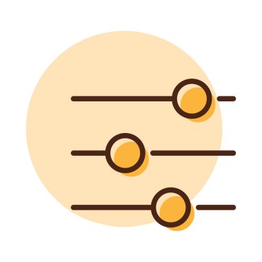 Eşitleyici vektör simgesi. Müzik ses dalgası sembolü. Müzik ve ses web sitesi için grafik sembolü ve uygulama tasarımı, logo, uygulama, UI