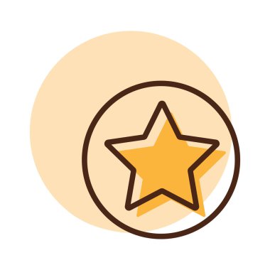 Favori vektör simgesine, yıldız sembolüne ekle. Müzik ve ses web sitesi için grafik sembolü ve uygulama tasarımı, logo, uygulama, UI