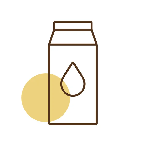 Kitchen Vector Icon Carton Milk Graph Symbol Cooking Web Site — Stock Vector