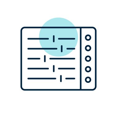 Konsol vektör düz simgesini karıştırıyorum. Müzik ve ses web sitesi için grafik sembolü ve uygulama tasarımı, logo, uygulama, UI