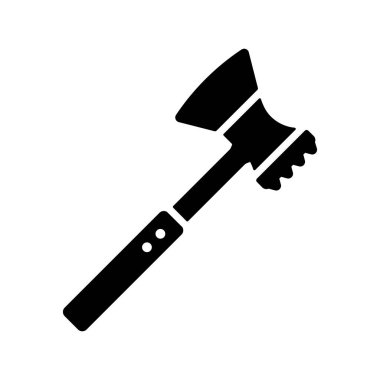 Et çekici vektör simgesi. Mutfak aletleri. Yemek pişirme web sitesi tasarımı, logo, uygulama, UI için grafik sembolü