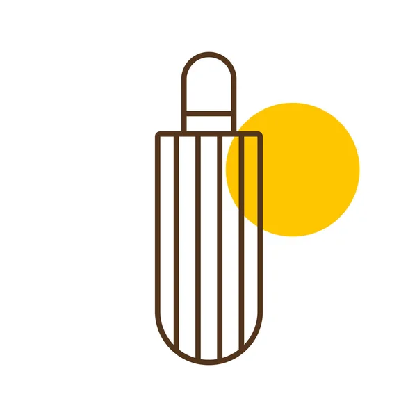 Francuska Ikona Wektora Hot Dogów Znak Szybkiej Obsługi Symbol Graficzny — Wektor stockowy