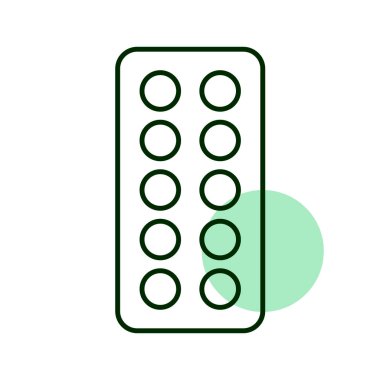 Haplar vektör ikonunu soyar. İlaç ve sağlık sigortası, tıbbi destek işareti. Tıbbi web sitesi ve uygulama tasarımı için grafik sembolü, logo, uygulama, UI