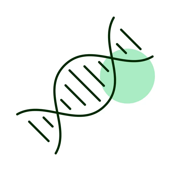 Dna Vektorikon Medicin Och Sjukvård Sjukvårds Tecken Diagram Symbol För — Stock vektor