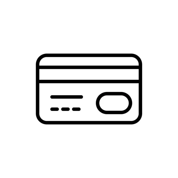 Kreditkarten Vektor Flaches Symbol Online Zahlung Barabhebungen Mit Kreditkarte Commerce — Stockvektor