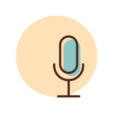 Mikrofon mikrofon vektör simgesini kaydet. E-ticaret tabelası. Web sitenizin tasarımı için grafik sembolü, logo, uygulama, UI