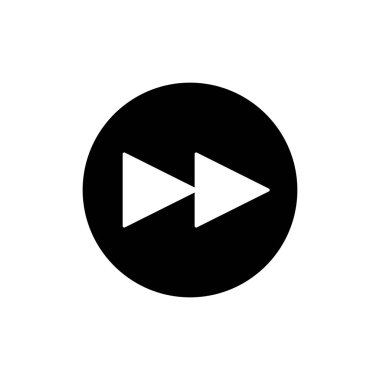Sonraki parça düğmesi vektör düz sembol simgesini oynat. Müzik ve ses web sitesi için grafik sembolü ve uygulama tasarımı, logo, uygulama, UI