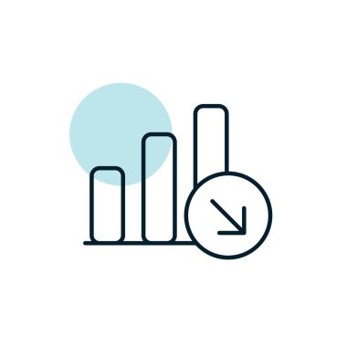 Taslak simgesini azalt. Ofis işareti. Web sitenizin tasarımı için grafik sembolü, logo, uygulama, UI. Vektör illüstrasyonu