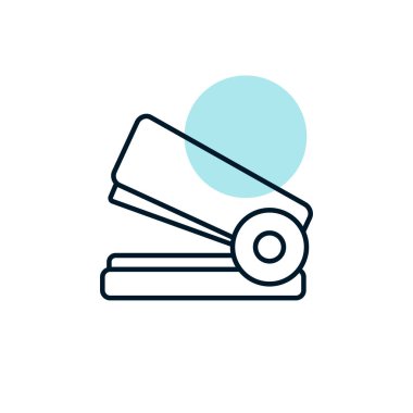 Zımba ana hatları simgesi. Çalışma alanı tabelası. Web sitenizin tasarımı için grafik sembolü, logo, uygulama, UI. Vektör illüstrasyonu, EPS10.