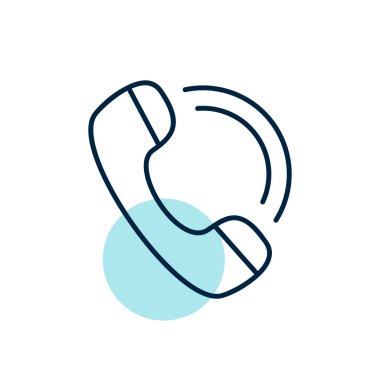 Telefon ahizesi vektör simgesi. E-ticaret tabelası. Web sitenizin tasarımı için grafik sembolü, logo, uygulama, UI