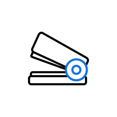 Zımba ana hatları simgesi. Çalışma alanı tabelası. Web sitenizin tasarımı için grafik sembolü, logo, uygulama, UI. Vektör illüstrasyonu, EPS10.