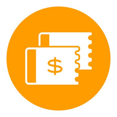 İndirim kuponu beyaz kabartma simgesi. E-ticaret tabelası. Web sitenizin tasarımı için grafik sembolü, logo, uygulama, UI. Vektör illüstrasyonu, EPS10.