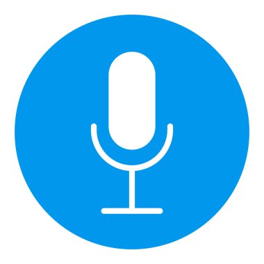 Kayıt mikrofon mikrofon vektörü beyaz glyph simgesi. E-ticaret tabelası. Web sitenizin tasarımı için grafik sembolü, logo, uygulama, UI