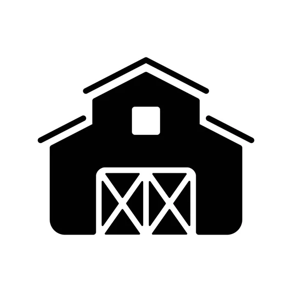 Barn Glyf Ikon Djurtecken För Jordbruksföretag Diagram Symbol För Din — Stock vektor