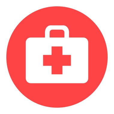 İlk yardım çocuk vektörü beyaz sembol. İlaç ve sağlık sigortası, tıbbi destek işareti. Tıbbi web sitesi ve uygulama tasarımı için grafik sembolü, logo, uygulama, UI