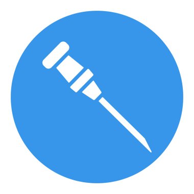 Kateter vektör beyaz kabartma simgesi. İlaç ve sağlık sigortası, tıbbi destek işareti. Tıbbi web sitesi ve uygulama tasarımı için grafik sembolü, logo, uygulama, UI