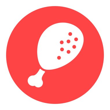 Tavuk budu beyaz kabartma simgesi. Çiftlik hayvanı işareti. Web sitenizin tasarımı için grafik sembolü, logo, uygulama, UI. Vektör illüstrasyonu