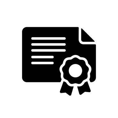 Tasdikli kabartma simgesi. Çalışma alanı tabelası. Web sitenizin tasarımı için grafik sembolü, logo, uygulama, UI. Vektör illüstrasyonu, EPS10.