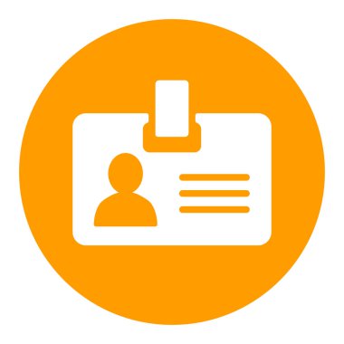 Rozet ana hatları beyaz sembol. Çalışma alanı tabelası. Web sitenizin tasarımı için grafik sembolü, logo, uygulama, UI. Vektör illüstrasyonu, EPS10.