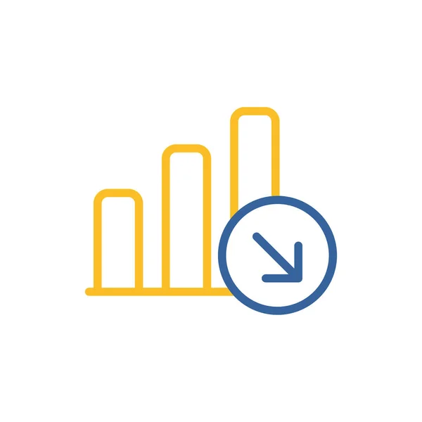 Umrisssymbol Verkleinern Büroschild Grafik Symbol Für Ihr Webseiten Design Logo — Stockvektor
