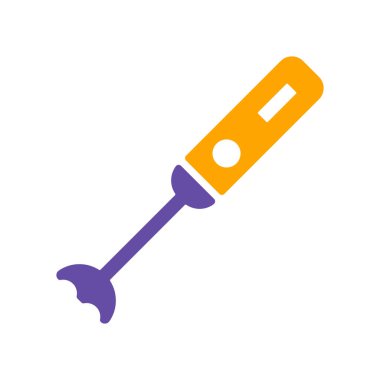 El blender vektör kabartma simgesi. Elektrikli mutfak aletleri. Yemek pişirme web sitesi tasarımı, logo, uygulama, UI için grafik sembolü