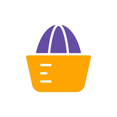 Limon sıkacağı vektör sembol. Mutfak aletleri. Yemek pişirme web sitesi tasarımı, logo, uygulama, UI için grafik sembolü