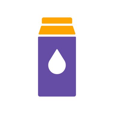 Mutfak vektörü simge sütü kutusu. Yemek pişirme web sitesi tasarımı, logo, uygulama, UI için grafik sembolü