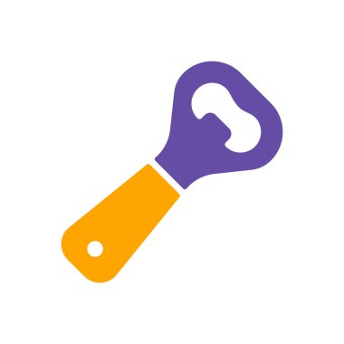 Şişe açacağı vektör sembol simgesini kapat. Mutfak aletleri. Yemek pişirme web sitesi tasarımı, logo, uygulama, UI için grafik sembolü